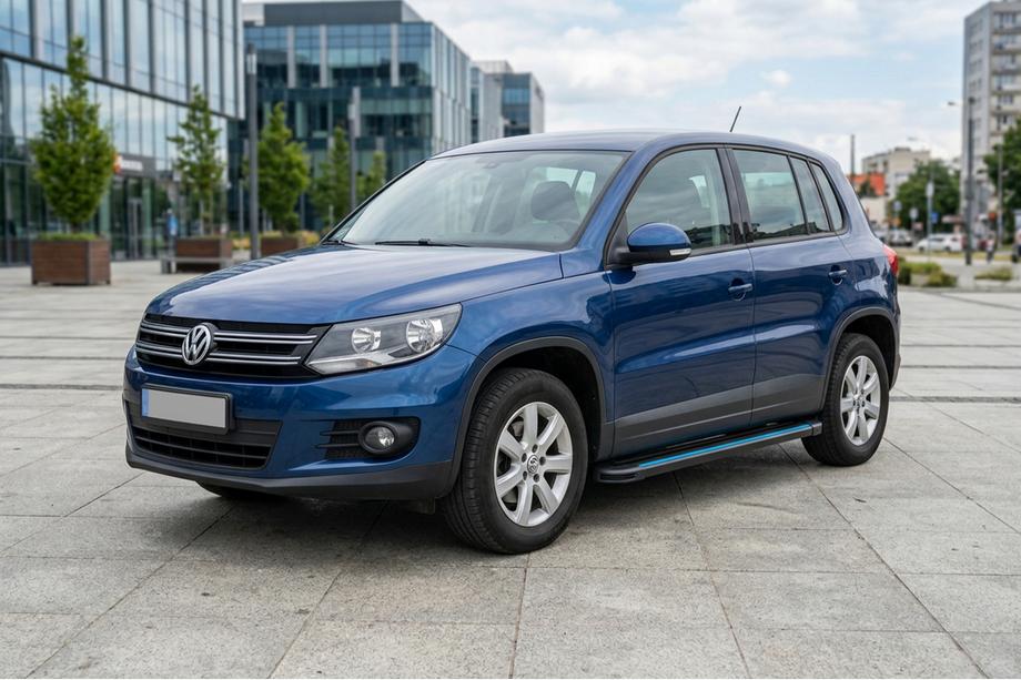 Volkswagen Tiguan 2007-2016 Seitenschweller Maya Blue (2 Stk., Aluminium) Image