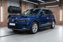 Volkswagen Tiguan 2016-2023 Seitenschweller Maya Blue (2 Stk., Aluminium) Foto 1