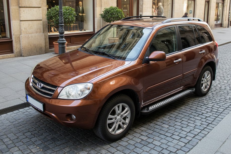 Chery Tiggo 1 2005-2016 Seitenschweller New Vision (2 Stk., Aluminium) Image