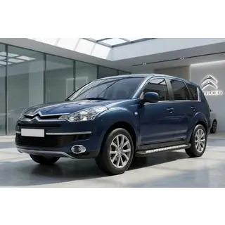 Seitenschweller New Vision Black (2 Stk., Aluminium) Citroen C-Crosser 2007-2013 Foto 1
