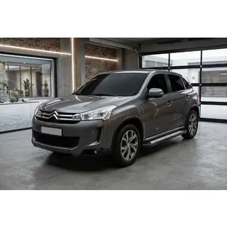 Seitenschweller New Vision Black (2 Stk., Aluminium) Citroen C-4 Aircross 2012-2017 Foto 1