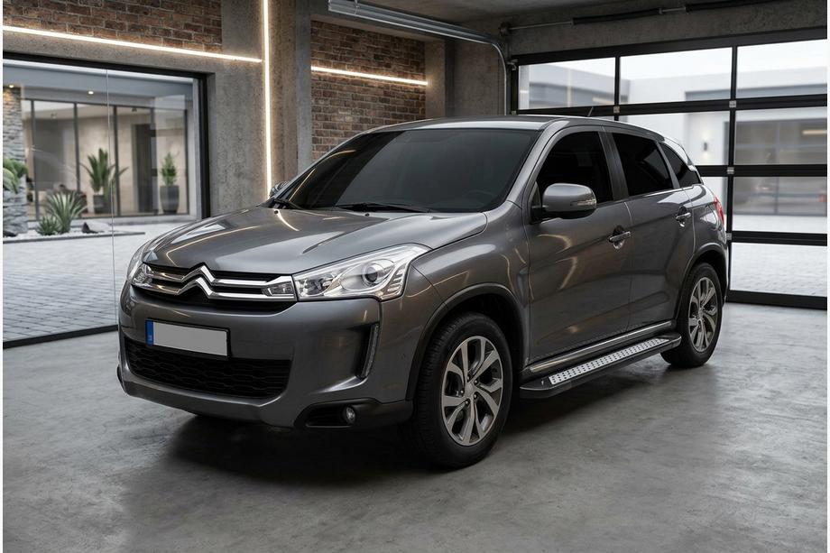 Citroen C-4 Aircross 2012-2017 Seitenschweller New Vision Black (2 Stk., Aluminium) Image