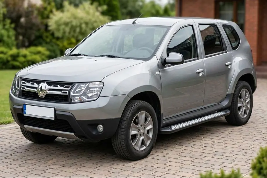 Dacia Duster 2008-2018 Seitenschweller New Vision Black (2 Stk., Aluminium) Image