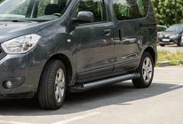 Dacia Dokker 2013-2022 Seitenschweller New Vision Black (2 Stk., Aluminium) Foto 1