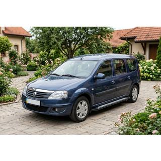 Seitenschweller New Vision Black (2 Stk., Aluminium) Dacia Logan MCV 2004-2014 Foto 1