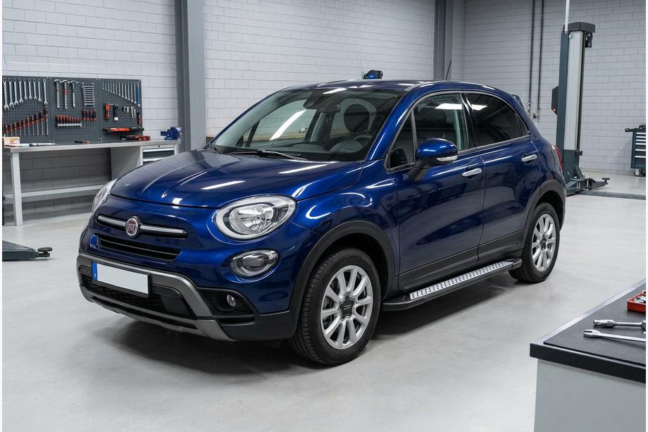 Fiat 500X 2014-2024 Seitenschweller New Vision Black (2 Stk., Aluminium) Image
