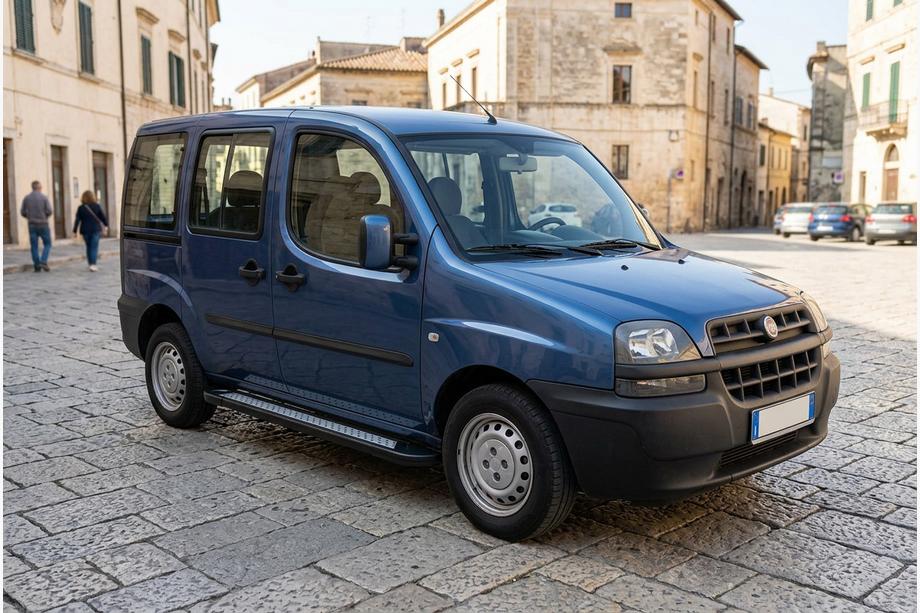 Fiat Doblo I 2005-2010 Seitenschweller New Vision Black (2 Stk., Aluminium) Image