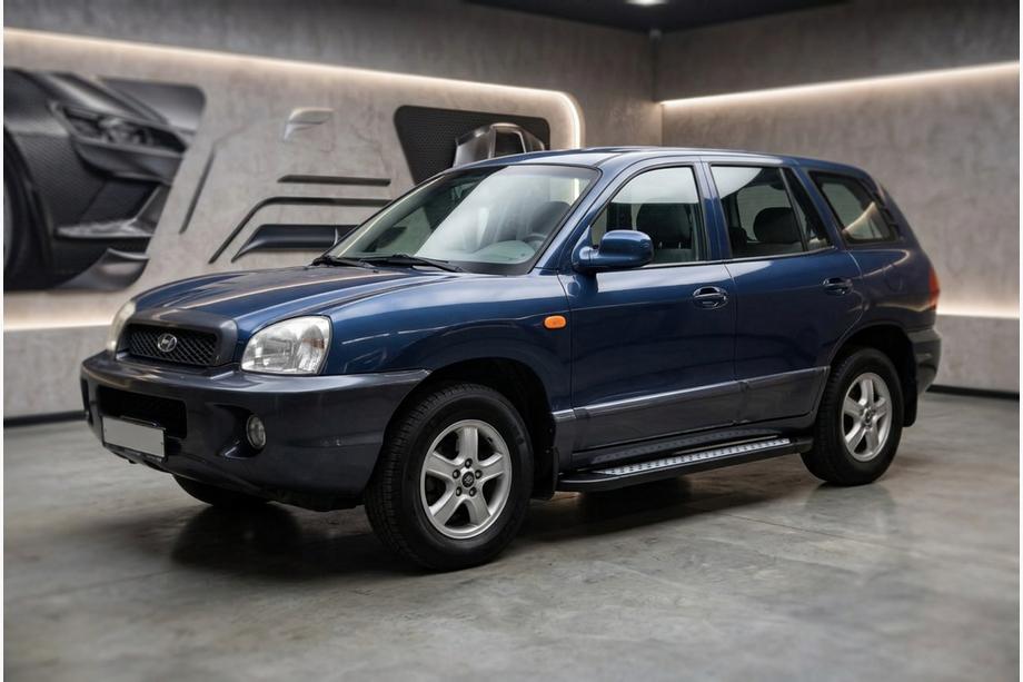 Hyundai Santa Fe 1 2000-2006 Seitenschweller New Vision Black (2 Stk., Aluminium) Image