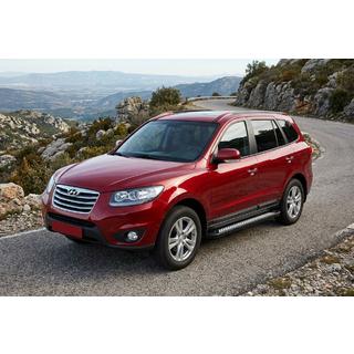 Seitenschweller New Vision Black (2 Stk., Aluminium) Hyundai Santa Fe 2 2006-2012 Foto 1