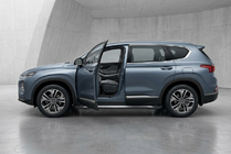 Hyundai Santa Fe 4 2018-2023 Seitenschweller New Vision Black (2 Stk., Aluminium) Foto 1