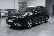 Kia Niro 2016–2021 Seitenschweller New Vision Black (2 Stk., Aluminium) Foto 1