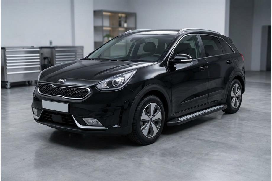 Kia Niro 2016–2021 Seitenschweller New Vision Black (2 Stk., Aluminium) Image