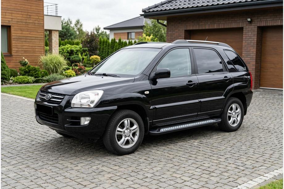 Kia Sportage 2004-2010 Seitenschweller Vision New Black (2 Stk., Aluminium) Image
