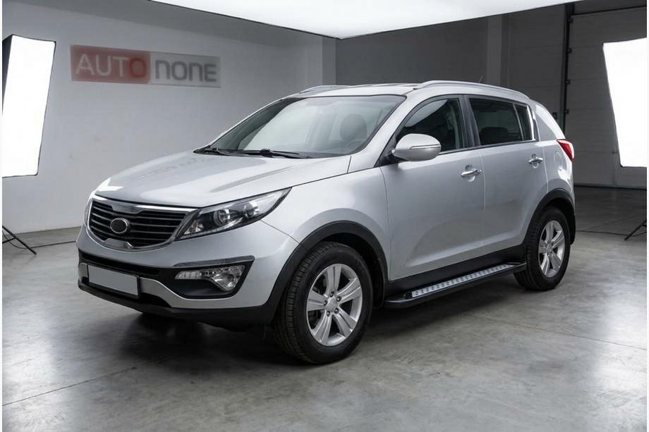 Kia Sportage 2010-2015 Seitenschweller New Vision Black (2 Stk., Aluminium) Image