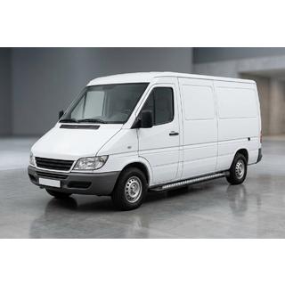 Seitenschweller New Vision Black (2 Stk., Aluminium) Mercedes Sprinter W901/902/903/904/905 1995–2006 Foto 1