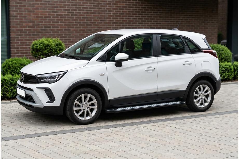 Opel Crossland X 2017-2024 Seitenschweller New Vision Black (2 Stk., Aluminium) Image