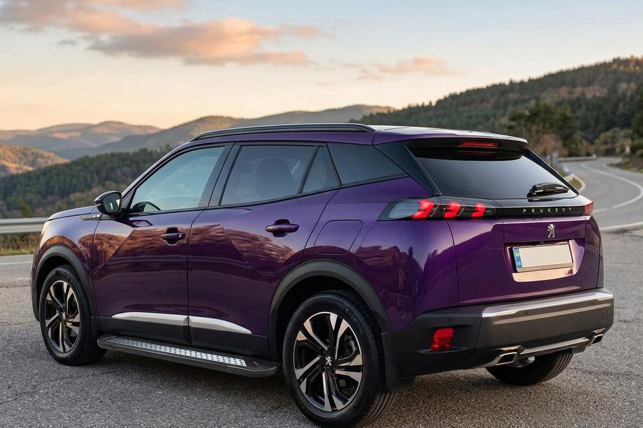 Peugeot 3008 2016-2023 Seitenschweller New Vision Black (2 Stk., Aluminium) Image