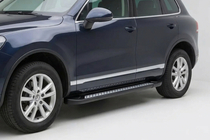 Porsche Cayenne 2003–2010 Seitenschweller New Vision Black (2 Stk., Aluminium) Foto 1