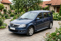 Renault Logan MCV 2005-2013 Seitenschweller New Vision Black (2 Stk., Aluminium) Foto 1