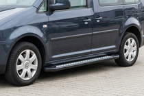 Volkswagen Caddy 2010-2015 Seitenschweller New Vision Black (2 Stk., Aluminium) Maxi Basis Foto 1
