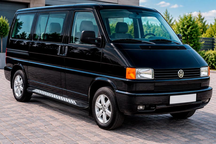 Volkswagen T4 Transporter 1990-2003 Seitenschweller Vision New Black (2 Stk., Aluminium) Langer Radstand Image