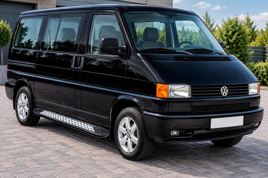 Volkswagen T4 Caravelle/Multivan 1990–2003 Seitenschweller New Vision Black (2 Stk., Aluminium) Image