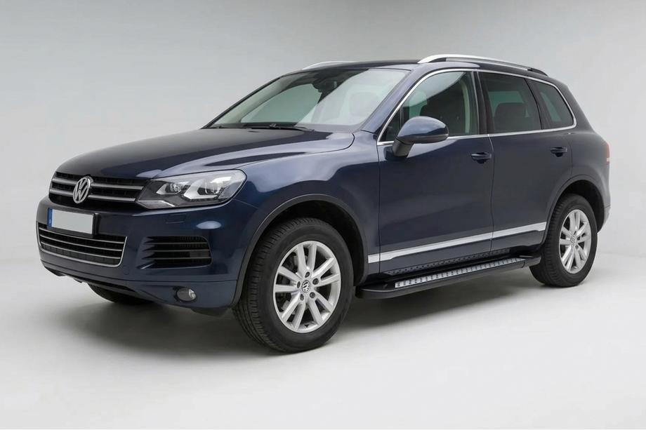 Volkswagen Touareg 2010-2018 Seitenschweller New Vision Black (2 Stk., Aluminium) Image