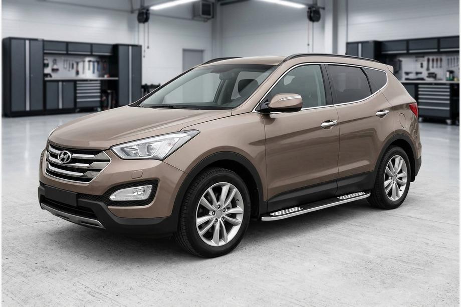 Hyundai Santa Fe 3 2012-2018 Seitenschweller Tayga V2 (2 Stk., Aluminium) Image