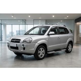 Seitenschweller Tayga V2 (2 Stk., Aluminium) Hyundai Tucson JM 2004- Foto 1
