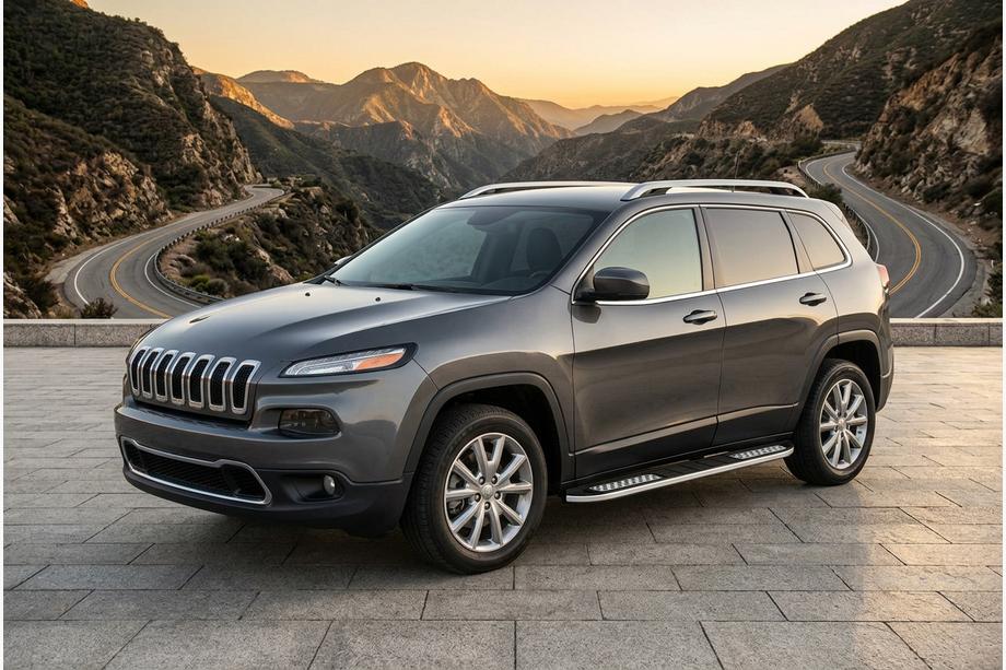 Jeep Cherokee KL 2013- Seitenschweller Tayga V2 (2 Stk., Aluminium) Image