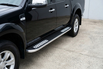 Mazda BT-50 2007-2012 Seitenschweller Tayga V2 (2 Stk., Aluminium) Foto 1