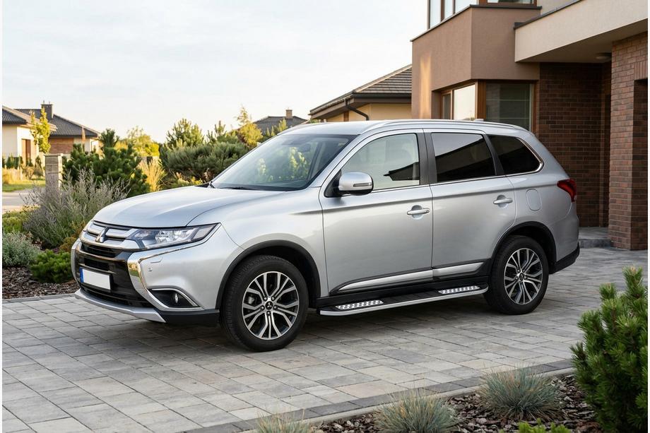 Mitsubishi Outlander 2012-2021 Seitenschweller Tayga V2 (2 Stk., Aluminium) Image