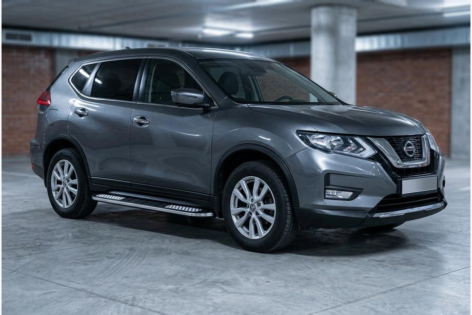 Nissan X-trail T32/Rogue 2014-2021 Seitenschweller Tayga V2 (2 Stk., Aluminium) Image