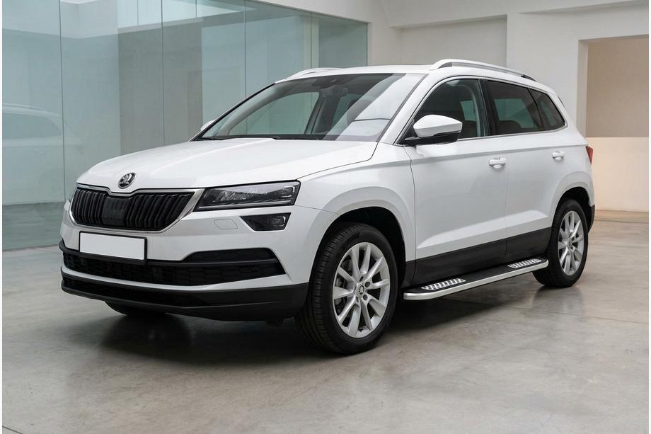 Skoda Karoq 2018- Seitenschweller Tayga V2 (2 Stk., Aluminium) Image