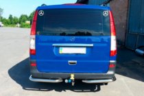 Mercedes Viano 2004-2014 Hintere Eckschutzrohre AK003 (2 Stk, Edelstahl) Foto 9