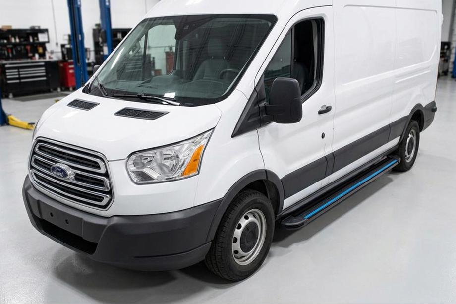 Ford Transit 2014- Seitenschweller Maya Blue (2 Stk., Aluminium) Image