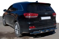 Kia Sorento II XM 2009-2014 Heckbügel AK015 (Edelstahl) Foto 1