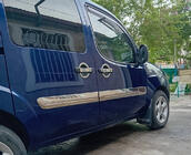 Fiat Doblo I 2005-2010 Türleisten Breites Modell (4 Stk, Edelstahl) Carmos - Türkischer Edelstahl Foto 2