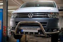 Volkswagen T5 2010-2015 Frontbügel WT004ST (Edelstahl) Foto 1