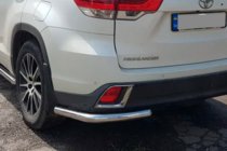 Toyota Highlander 2013-2019 Hintere Eckschutzrohre (2 Stk., Edelstahl) Foto 2