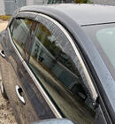 Renault Megane IV 2016-2025 Windabweiser mit Chromleiste HB (4 Stk, Niken) Foto 1