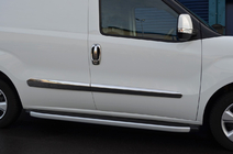 Fiat Doblo II 2010-2022 Chrom Türgriffblenden und Umrandungen (8 Stk., Edelstahl) Carmos - Türkischer Edelstahl Foto 2