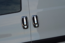 Fiat Doblo II 2010-2022 Chrom Türgriffblenden und Umrandungen (8 Stk., Edelstahl) Carmos - Türkischer Edelstahl Foto 13