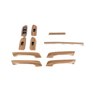 Set Holzoptik-Einlagen (hell) Toyota Land Cruiser Prado 150 2009-2023 Foto 1