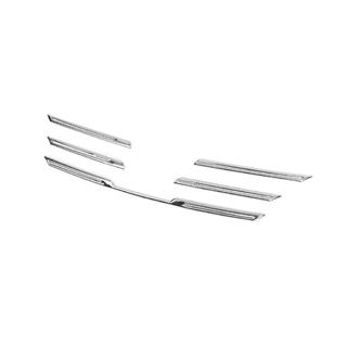 Chrom Kühlergrill Abdeckungen 2016-2021 (5 Stk, Edelstahl) Renault Megane IV 2016-2025 Foto 2
