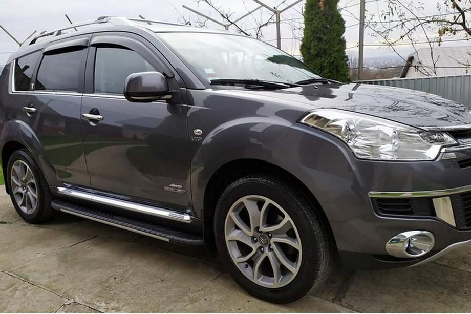 Citroen C-Crosser 2007-2013 Trittbretter Bosphorus Grey (2 Stk., Aluminium) Image
