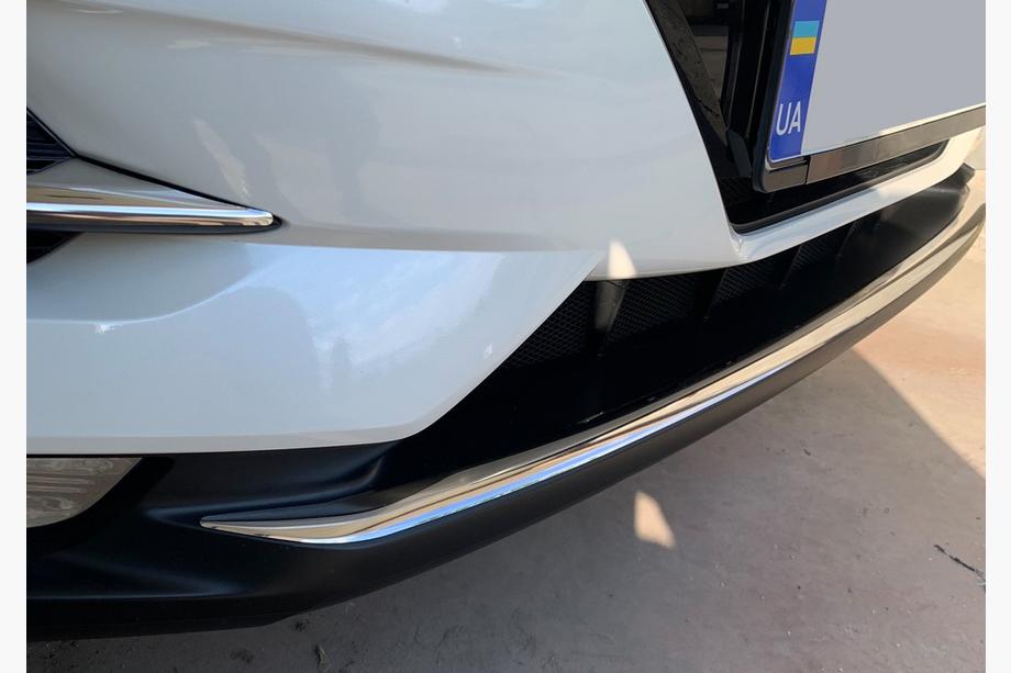 Nissan Qashqai 2014-2021 Edelstahl Frontstoßstangenschutz (2017↗︎) Carmos - Türkischer Edelstahl Image