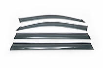 Mercedes GL/GLS class X166 2012-2019 Windabweiser mit Chromleiste (4 Stk, HIC) Foto 2