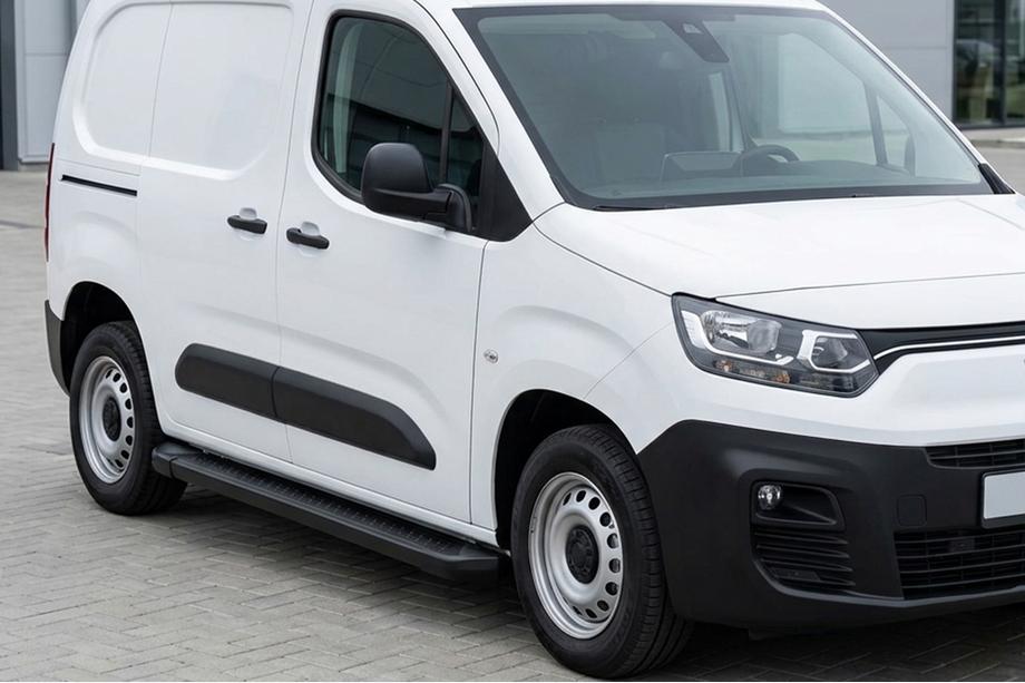 Peugeot Partner/Rifter 2019- Trittbretter Allmond Black (2 Stk., Aluminium) Image
