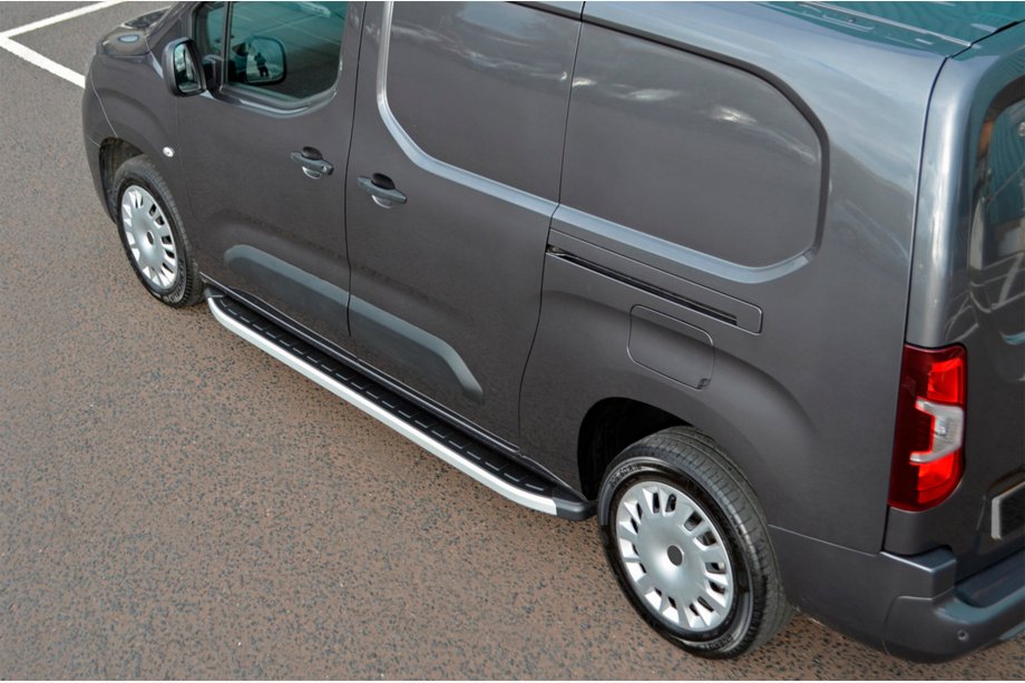 Peugeot Partner/Rifter 2019- Seitenschweller Fullmond (2 Stk., Aluminium) Langer Radstand Foto 7